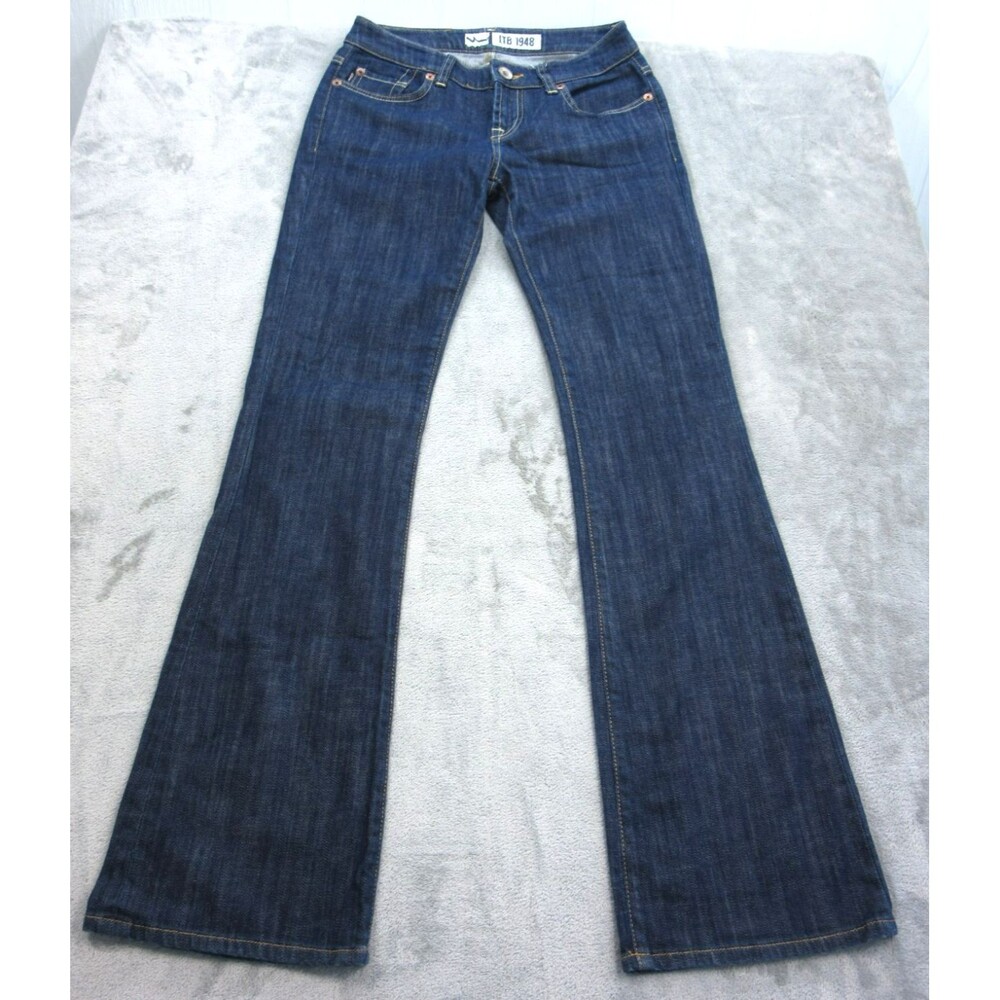 LTB 1948 Jeans Women's 28 x 32 Bootcut Dark Wash Blue Embroidered Pocket